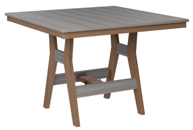 Berlin Gardens Harbor 44" Square Table Bar Height (Natural Finish)